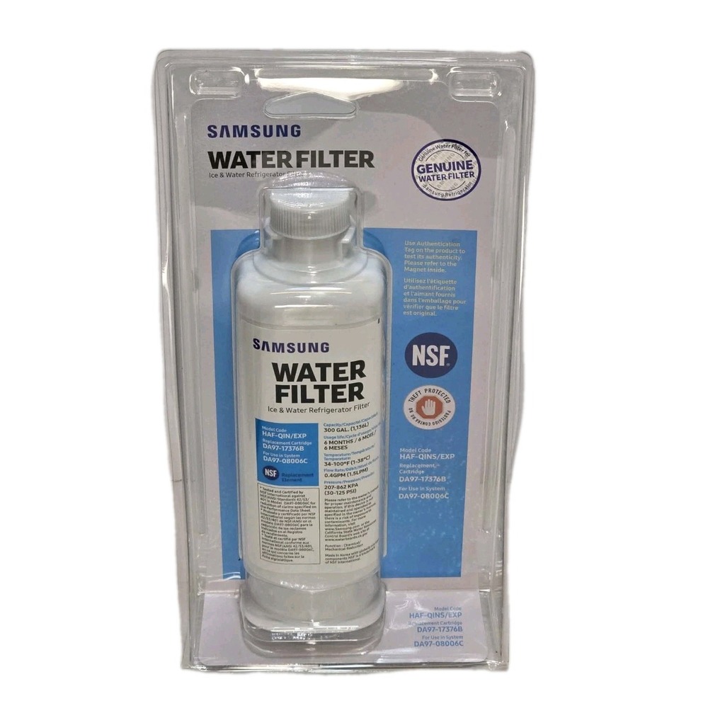 Samsung Genuine DA97-17376B ~ HAF-QIN/EXP REFRIGERATOR Water Filter‎ New Sealed